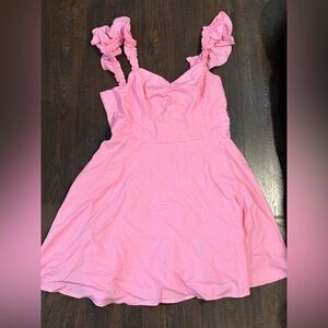 Francesca's Collections Pink Textured Dress